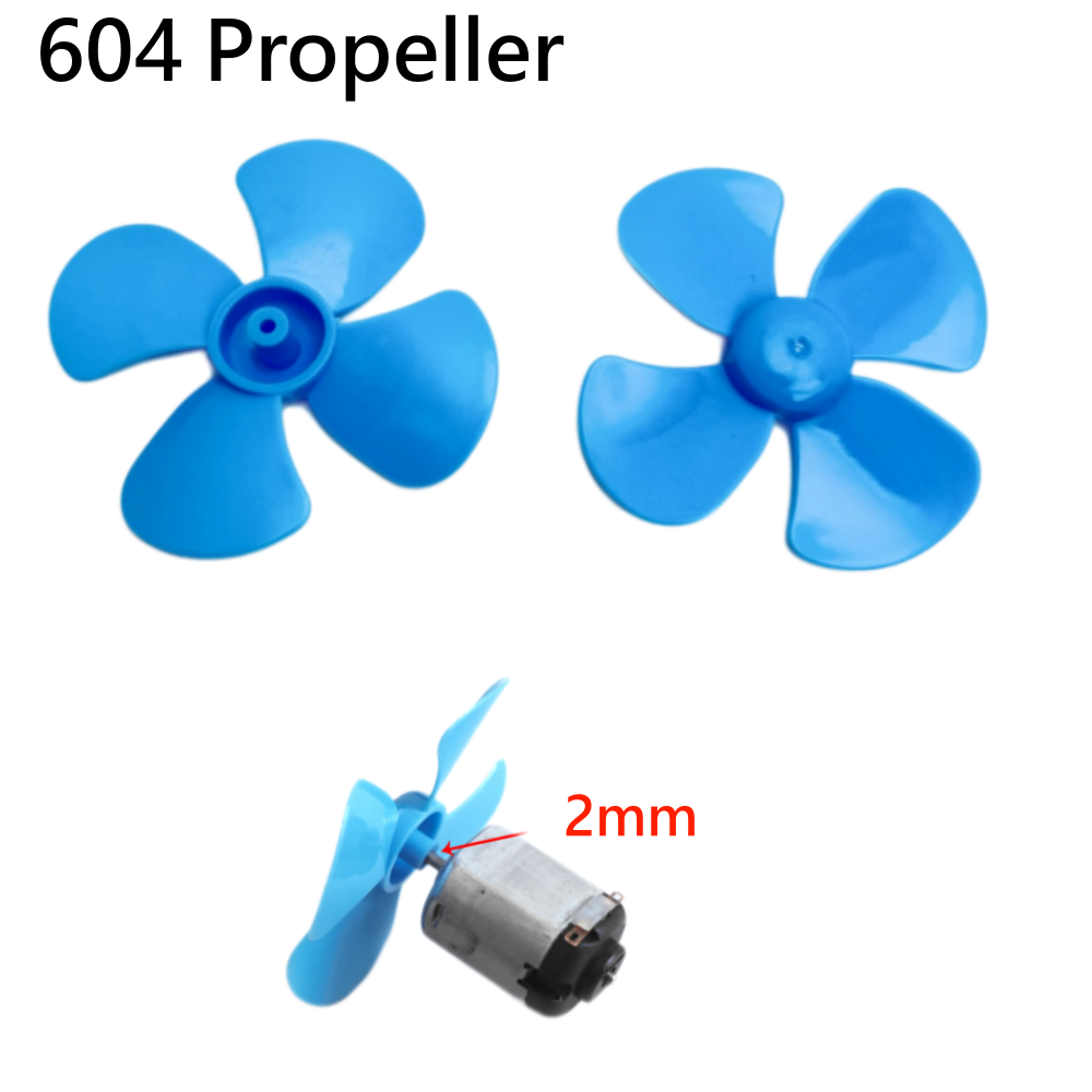 Science Diy Model - 10개 604 4엽 프로펠러 1.95mm 홀