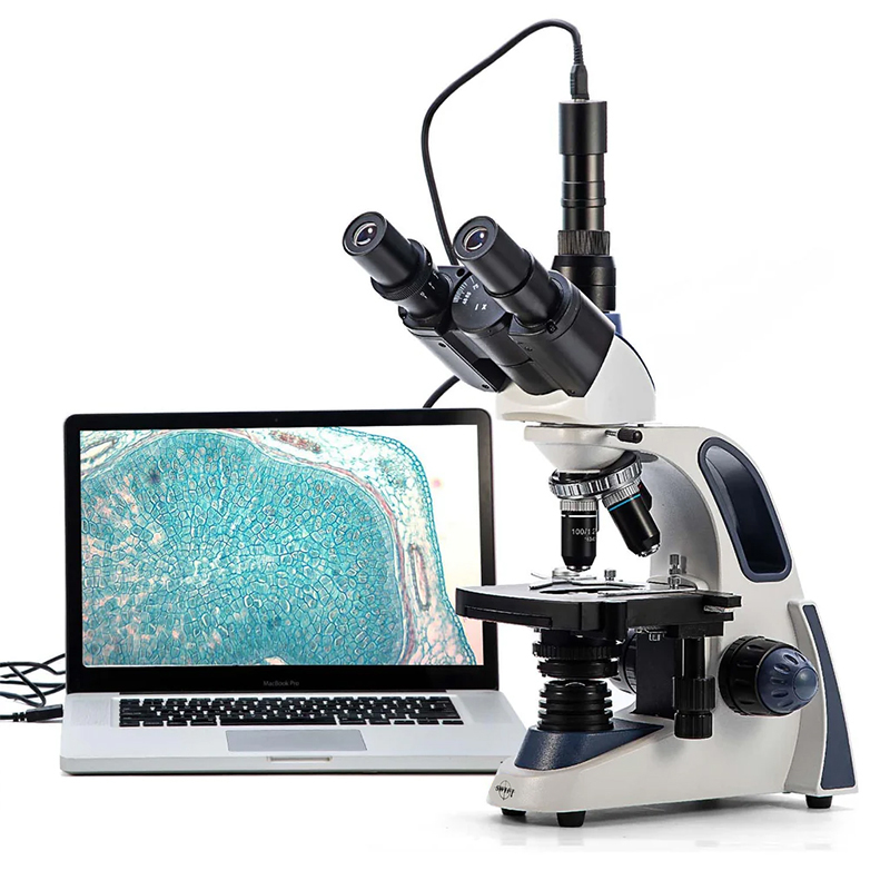 Microscope Compound 40X - SWIFT SW380T 복합 삼안 현미경, 40X-2500X