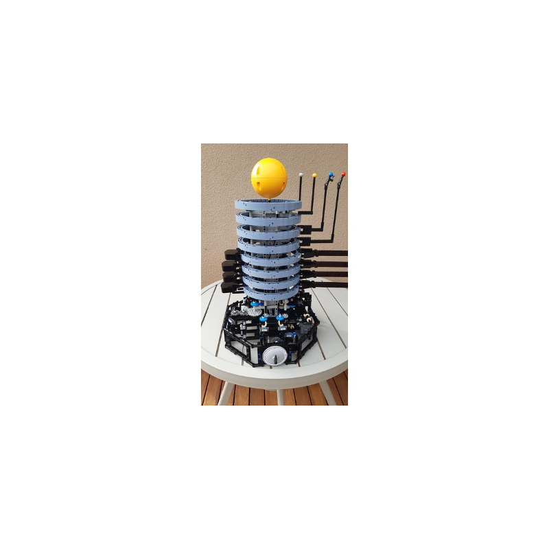 창의적인 MOC 조립 키트로 태양계 오레리(惑星)를 만 - Solar System Orrery 리뷰 및 가격