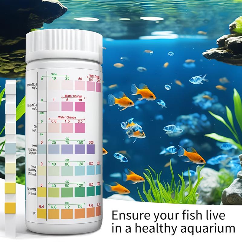 수족관 수질 테스트 스트립 8 in 1 광범위 테스트  - Water Testing Kit 리뷰 및 가격