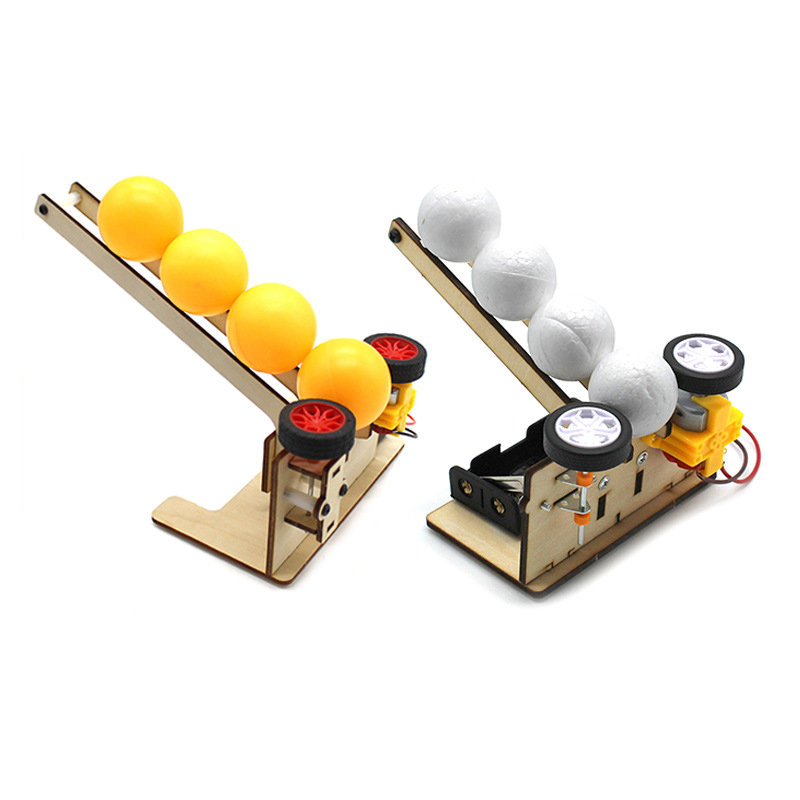 자동 발사 장치 학생 DIY 수제 조립 장난감 기술 소 - Science Toys Diy 리뷰 및 가격