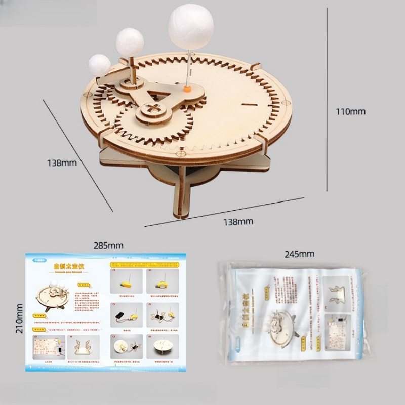 DIY 태양계 천문학 태양 지구 달 행성 모형 나무 기 - Science Diy Model 리뷰 및 가격