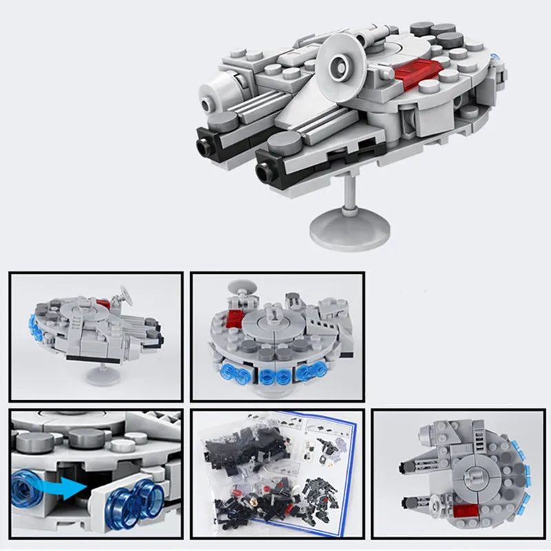 클래식 스타 파이터 비행기 우주선 빌딩 블록 세트 미니 - Science Diy Model 리뷰 및 가격