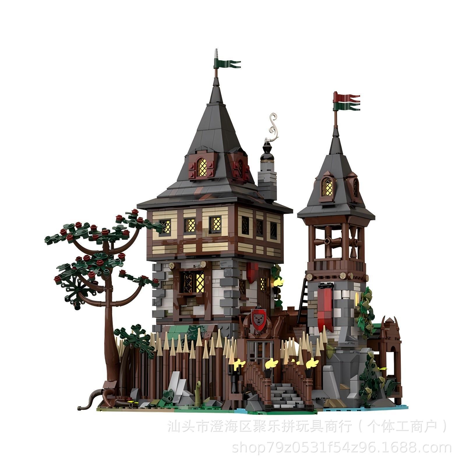 MOC 베어 킹 캐슬 모자이크 블록 교육용 장난감 어린 - Science And Hobby 리뷰 및 가격