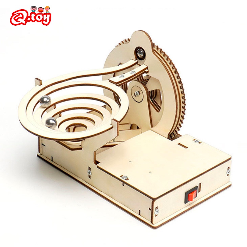 증기 과학 교육 키트, 3D 목재 대리석 런 볼, 전기 - Science Diy Model 리뷰 및 가격