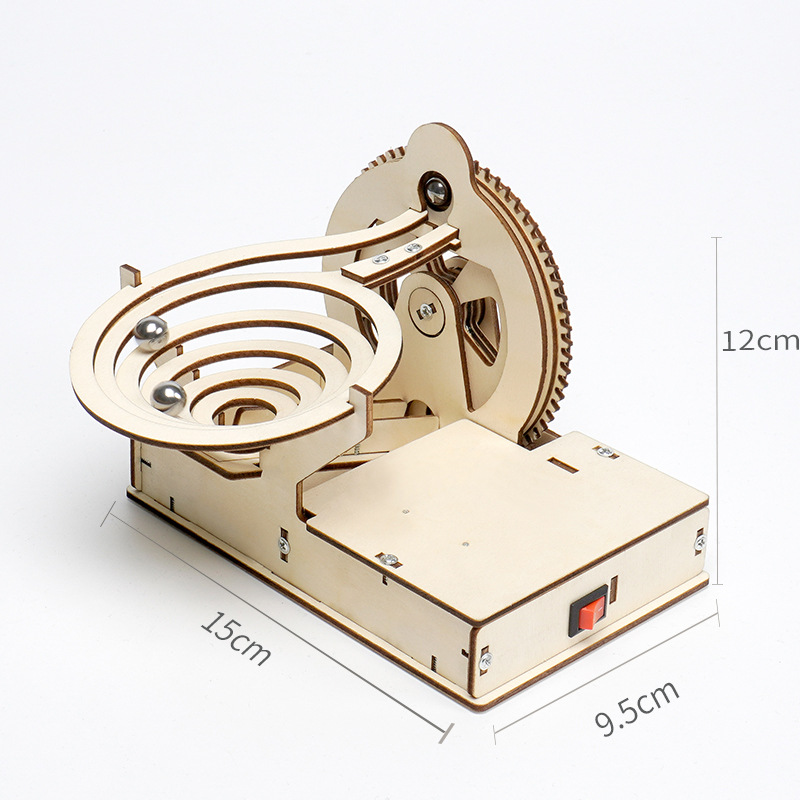 증기 과학 교육 키트, 3D 목재 대리석 런 볼, 전기 - Science Diy Model 리뷰 및 가격