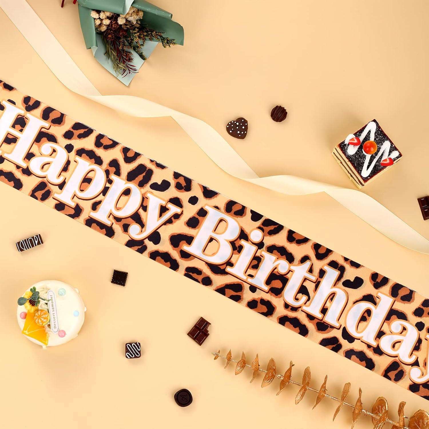 레오파드 치타 생일 축하 새시 레오파드 생일 파티 호의 - Science Of Happiness 리뷰 및 가격